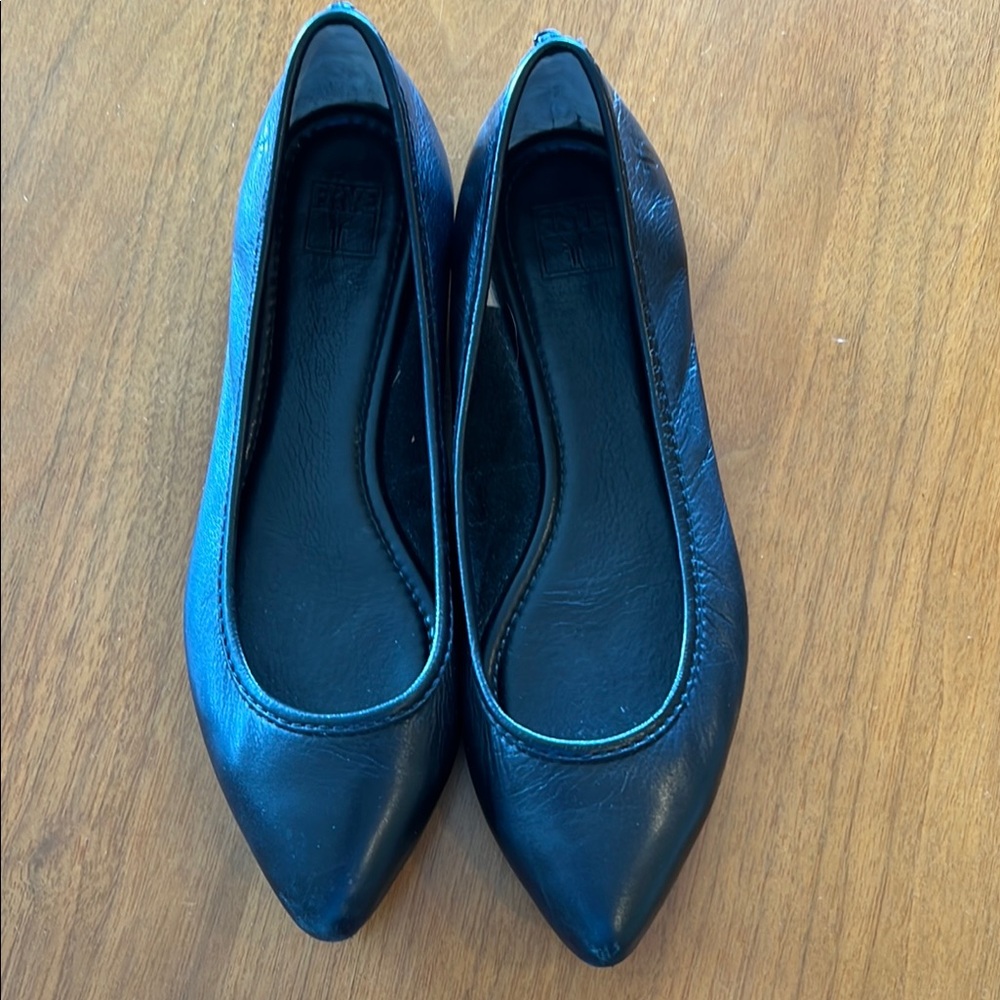 Frye Black Ballet Flats